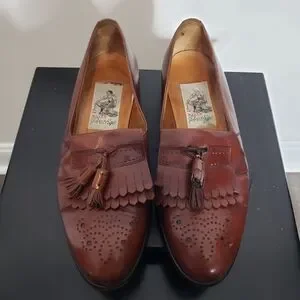 Bally Prestige 712 Richfield Brown Lether Loafers Tassel Shoes Men Sz UK 6 US 7 Bally | Shoes | Bally Prestige 72 Richfield Vintage Brown  main image 4